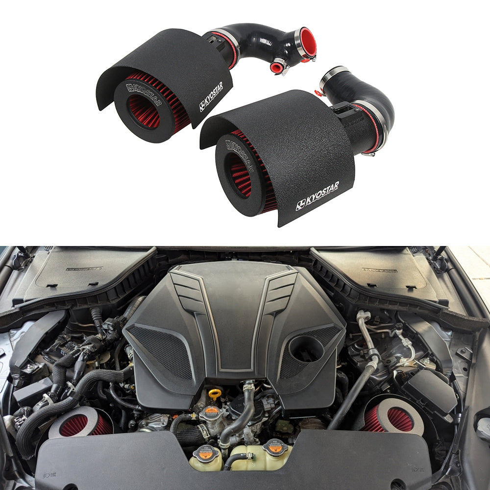 Infiniti Q50 / Q60 3.0T Cold Air Intake Kit with Heat Shield (2016+)