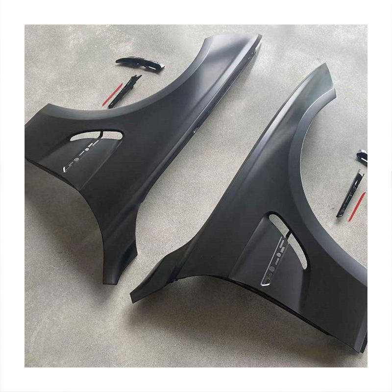 F30 M3-style vented fenders on warehouse floor