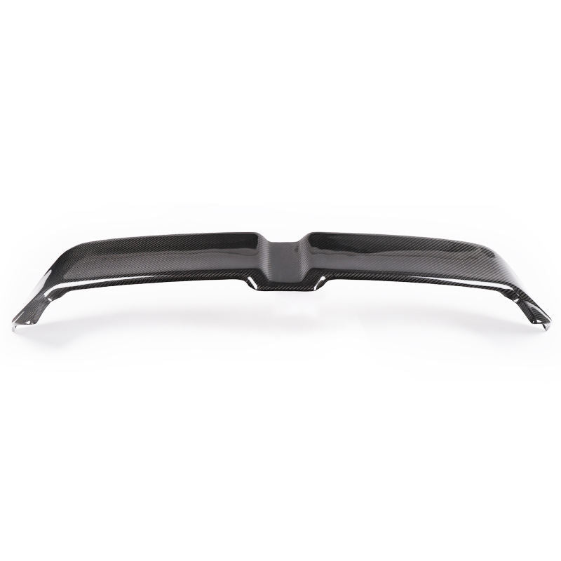 Carbon fiber ducktail spoiler — full profile
