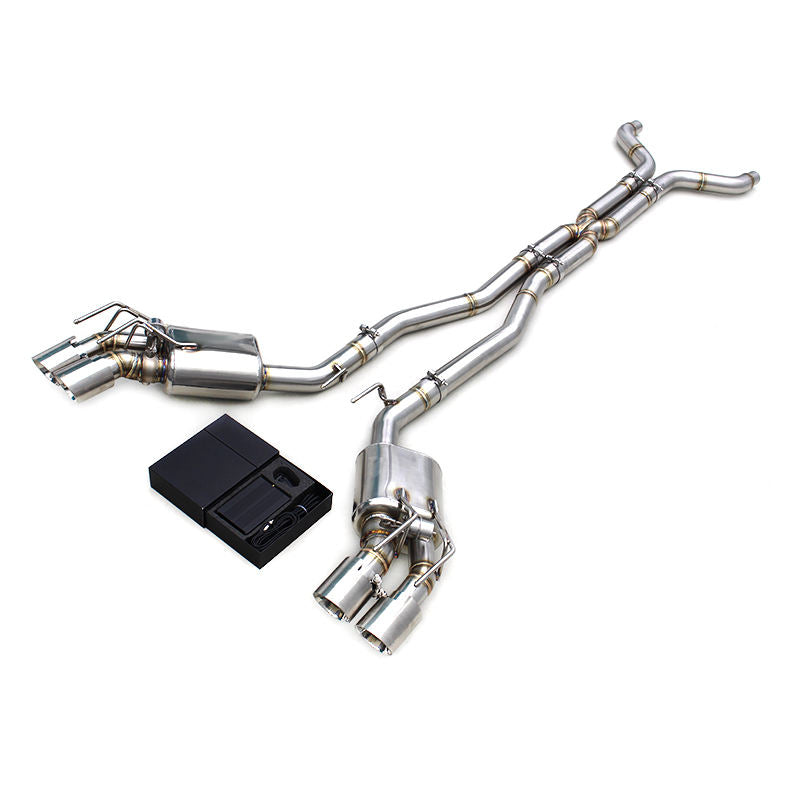 YK Catback for Chevrolet Camaro SS 6.2L 2010-2017 Upgrade Valved Catback Exhaust Cat Back Muffler Pipes with Remote Controller