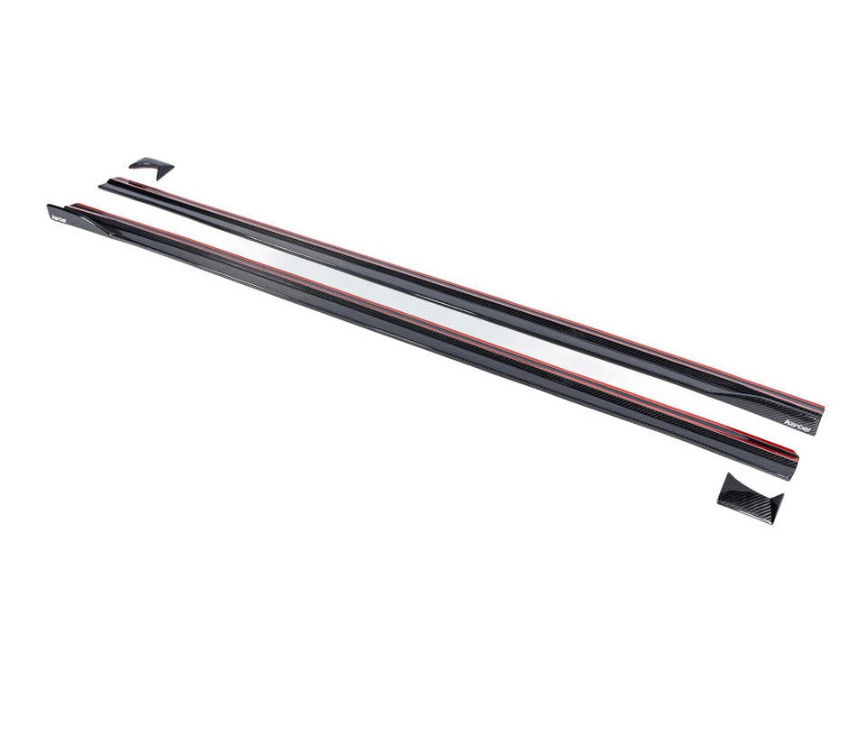 BMW M2 (F87) Dry Carbon Fiber Side Skirts — KB Style, Pre-preg (2016–2021)