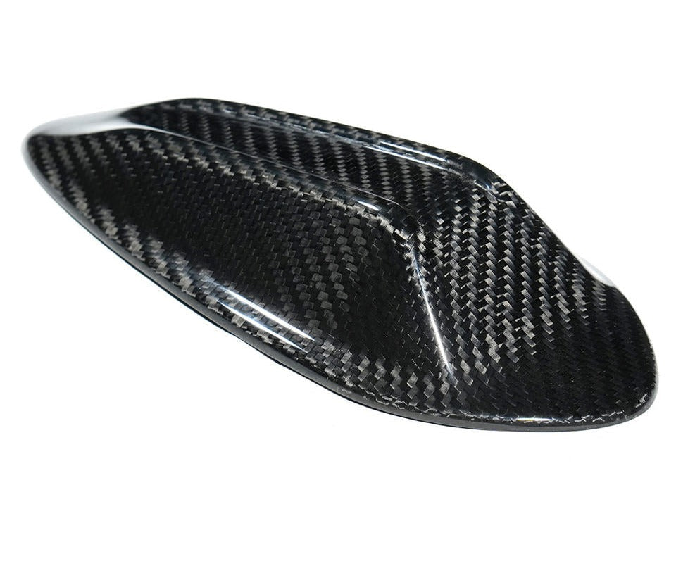 BMW (G42/G20/G22/G26/G87/G82/G81) Dry Carbon Fiber Antenna Cover — Shark Fin Roof Trim