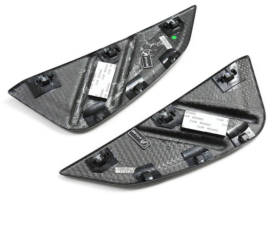 BMW M3 (G80/G81) Dry Carbon Fiber Fender Vent Trim — MP Style (2021+)