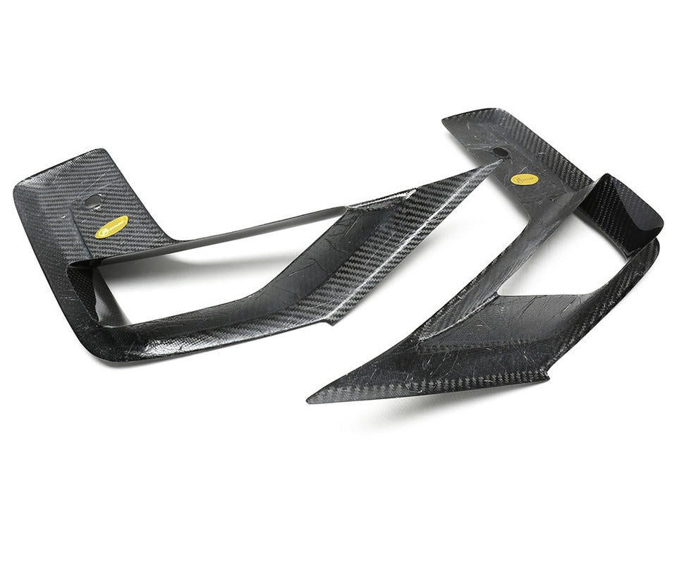 BMW X3M/X4M (F97/F98) Dry Carbon Fiber Front Bumper Air Duct Trim — 5-Piece (2022+)