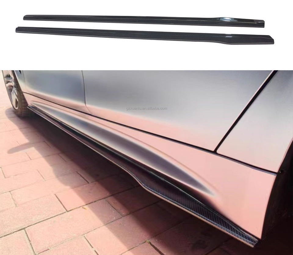 BMW 3 Series (F30/F35) Carbon Fiber Side Skirts — OMS Style