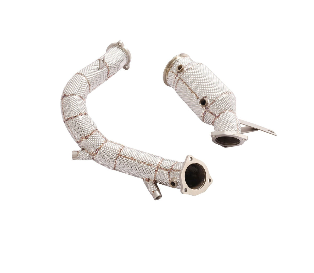 Audi A6 A7 2.0T C8 2022- Stainless Steel High Performance Exhaust Downpipes with Heat Insulation