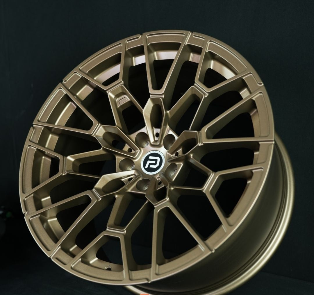 Custom 827M Forged Wheel Satin Bronze STRONGER and LIGHTWEIGHT High Quality Forged Alloy Wheels — for G80/G82/G83/G87