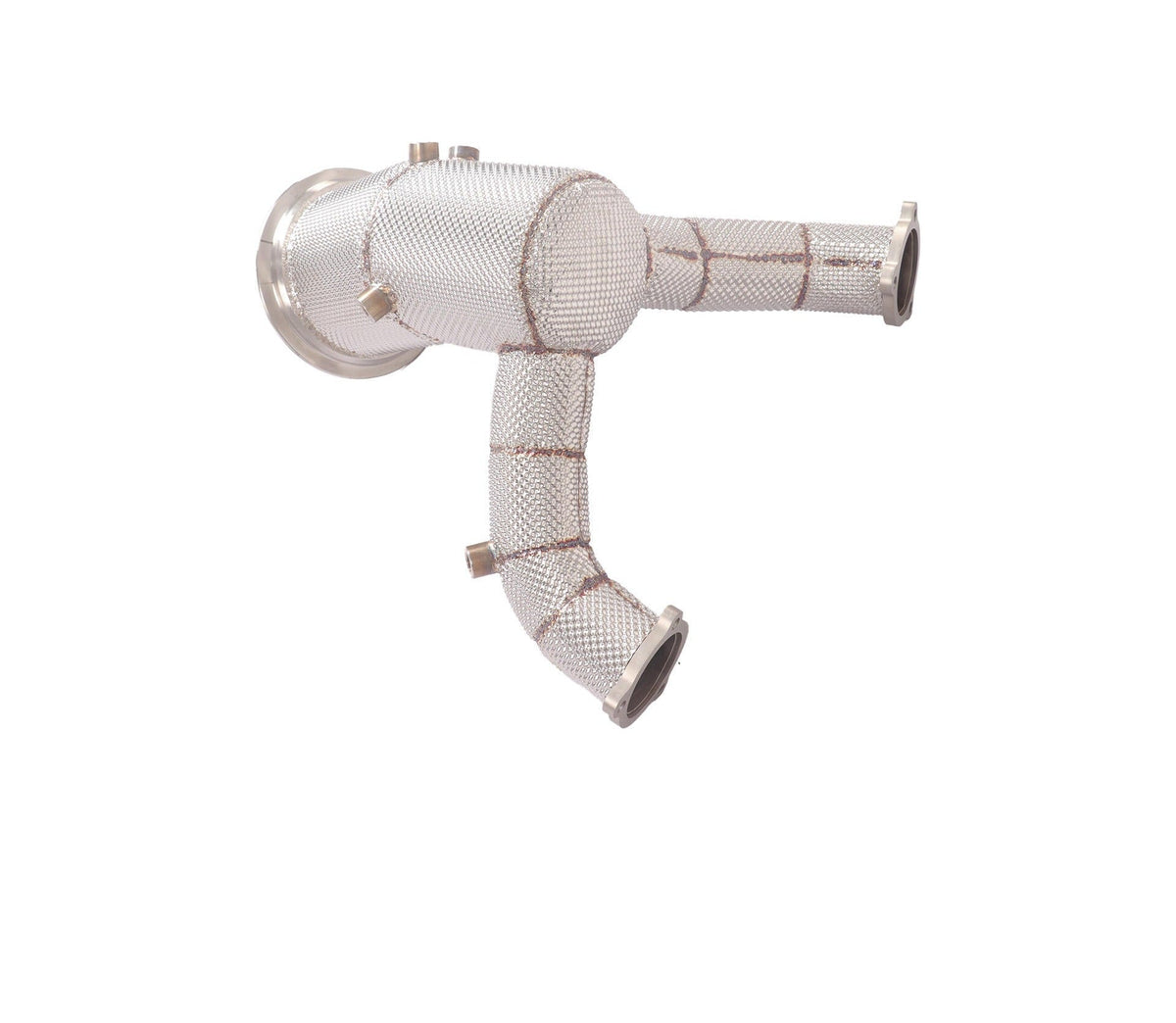 YT SUS304 High Flow Downpipe Three-way Catalytic Heat Shield