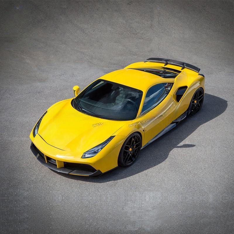 Ferrari 488 N-style dry carbon full aero kit front
