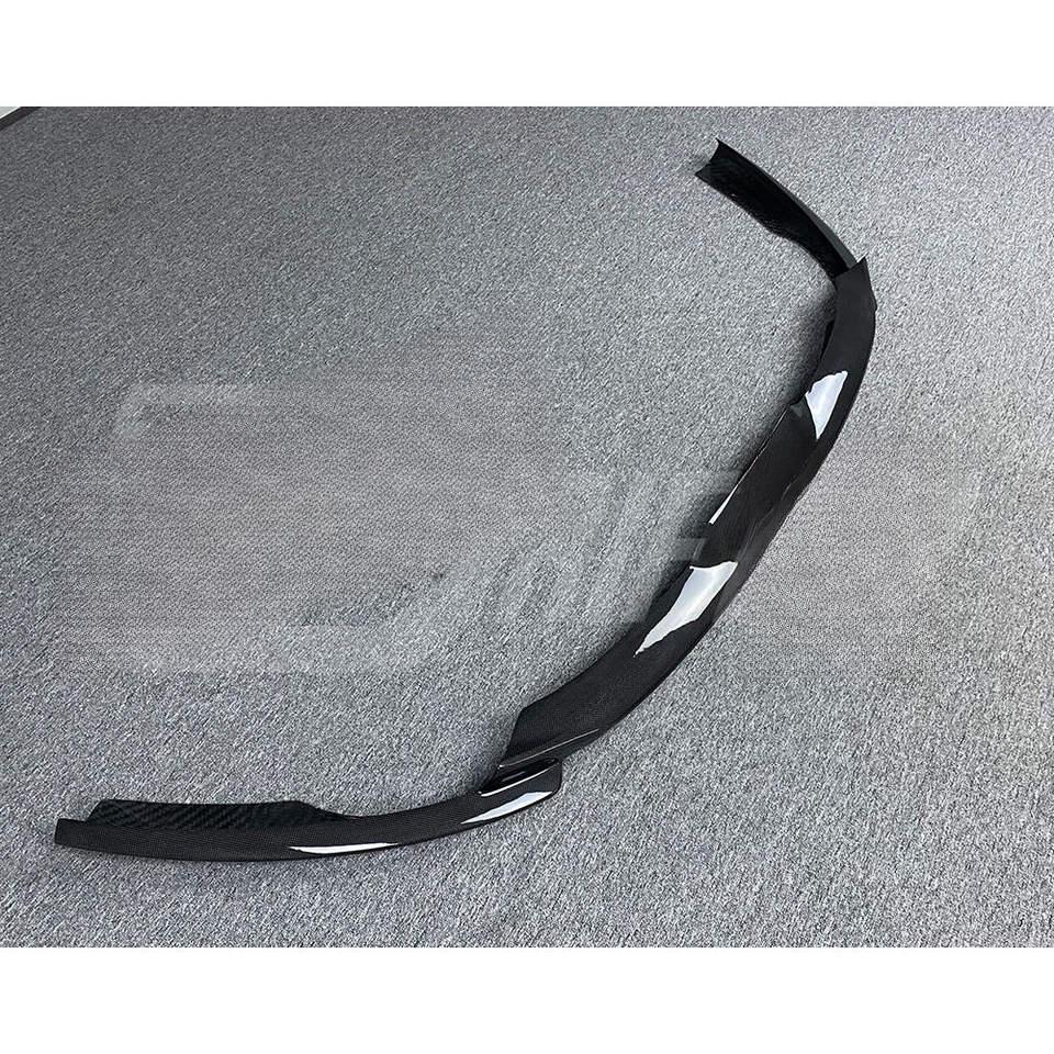 Ferrari 812 N-style dry carbon front lip side view