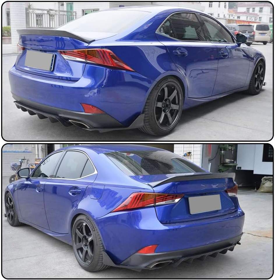 Lexus IS/IS250/IS300/IS350 Dry Carbon Fiber Rear Trunk Spoiler (2014–2020)