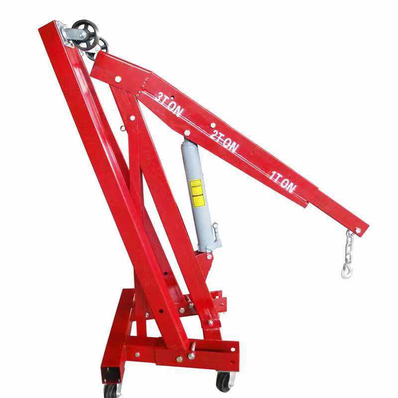 2-ton folding hydraulic engine shop crane (cherry picker)