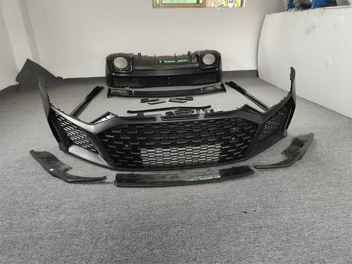 Audi R8 PP + Carbon Fiber Body Kit — Front/Rear Bumpers, Grilles, Side Skirts & Spoiler (2016–2019)