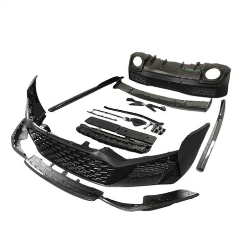 Audi R8 PP + Carbon Fiber Body Kit — Front/Rear Bumpers, Grilles, Side Skirts & Spoiler (2016–2019)