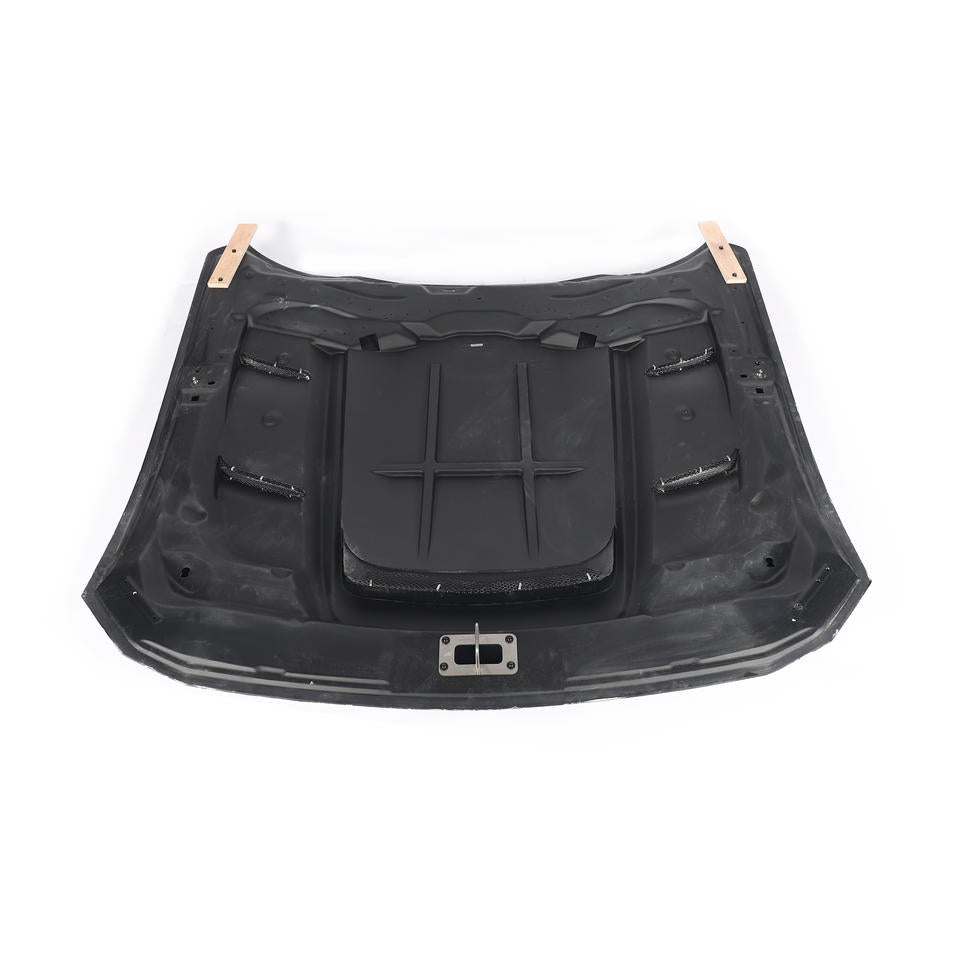 Ford Mustang GT (S650) Carbon Fiber Hood — Lightweight, OEM Fit (2024+)