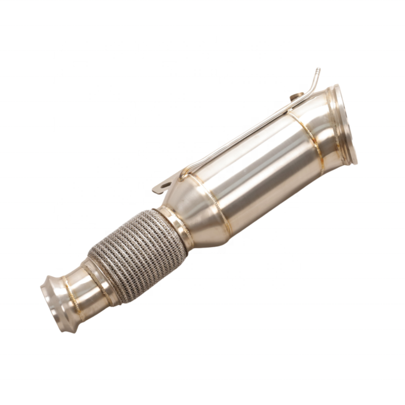 SKYLEY Catted Downpipe — for BMW B58 F/G Chassis (M140i/M240i/340i/440i/540i/640i/Z4/Supra), 400-Cell with Heat Shield