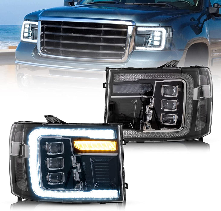 Gmc Sierra full LED headlights (2007–2013)