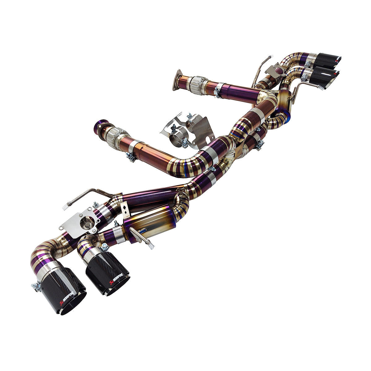 C8 Corvette C8 6.2L V8 Exhaust of Titanium Alloy Valve Exhaust Muffler Ecnal Product