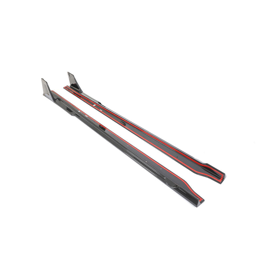 BMW M2 (G87) Carbon Fiber Side Skirts — Rocker Panels (2023–2024)