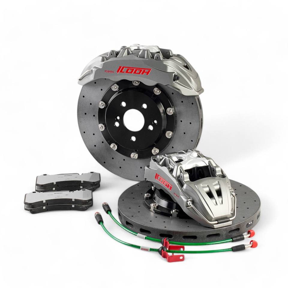IC6 6 Pot Racing Carbon Ceramic Brake Kit 380/400/410MM High Performance