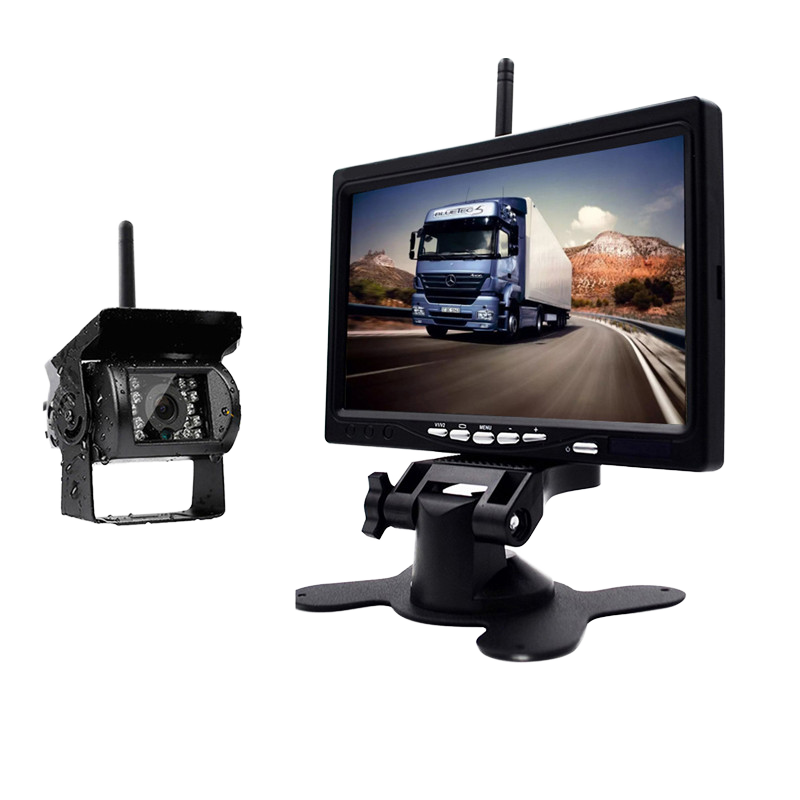 7-inch wireless 720P backup camera kit with night-vision rear camera
