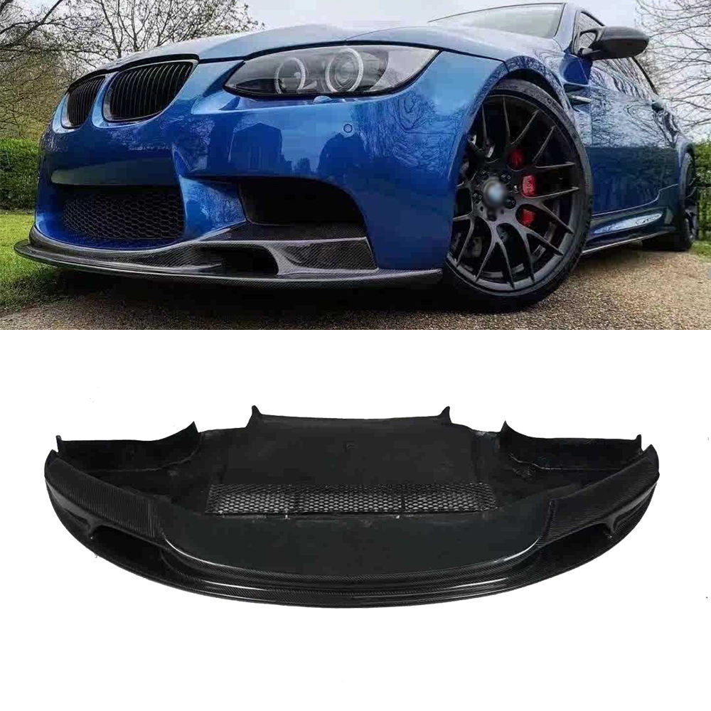 BMW E90 E92 E93 M3 Upgrade E92 M3 GTS (IOOCH) V Style Automotive Parts Carbon Fiber Front Bumper Splitter Lip (2005–2011)