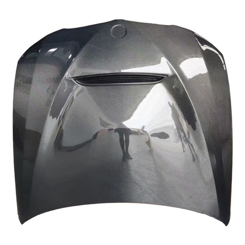 GTS STYLE Carbon Fiber Fibre Front Engine Bonnet Hood — for 3 Series (E90/E92/E93)