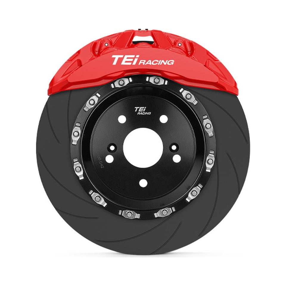 TEI P60NS+ 355/378/400mm Rotor Split Forged Caliper Brake Kit 6 Piston — for 2002–2019