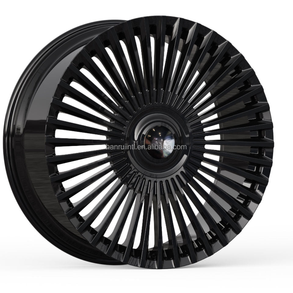 6X139.7 6X132 20 22 23 24 Inch Forged Car Wheels Glossy Black Rims