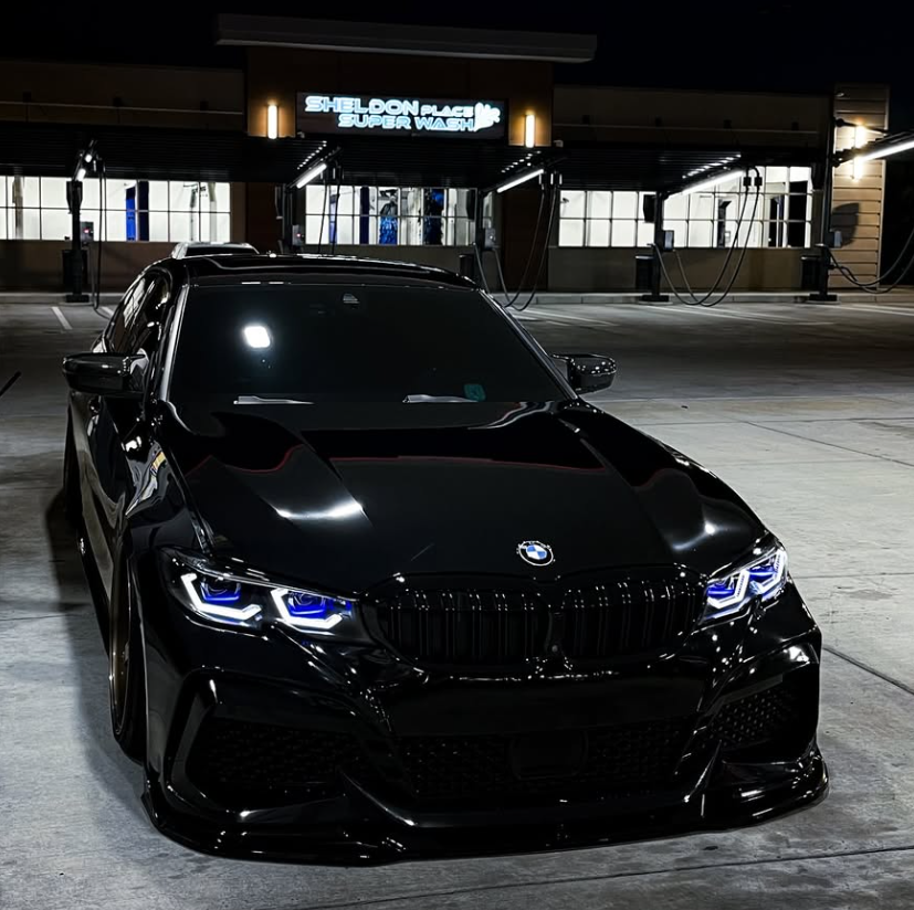 OSS Ikon Smoke Spoon Laser Style Dual-Color LED Headlights — for 3 Series (G20/G28)