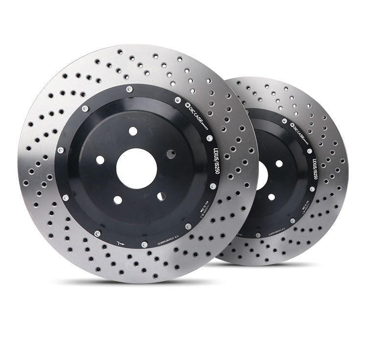 Drilled Brake Discs 355/380mm — Rear Wheel 18/19"