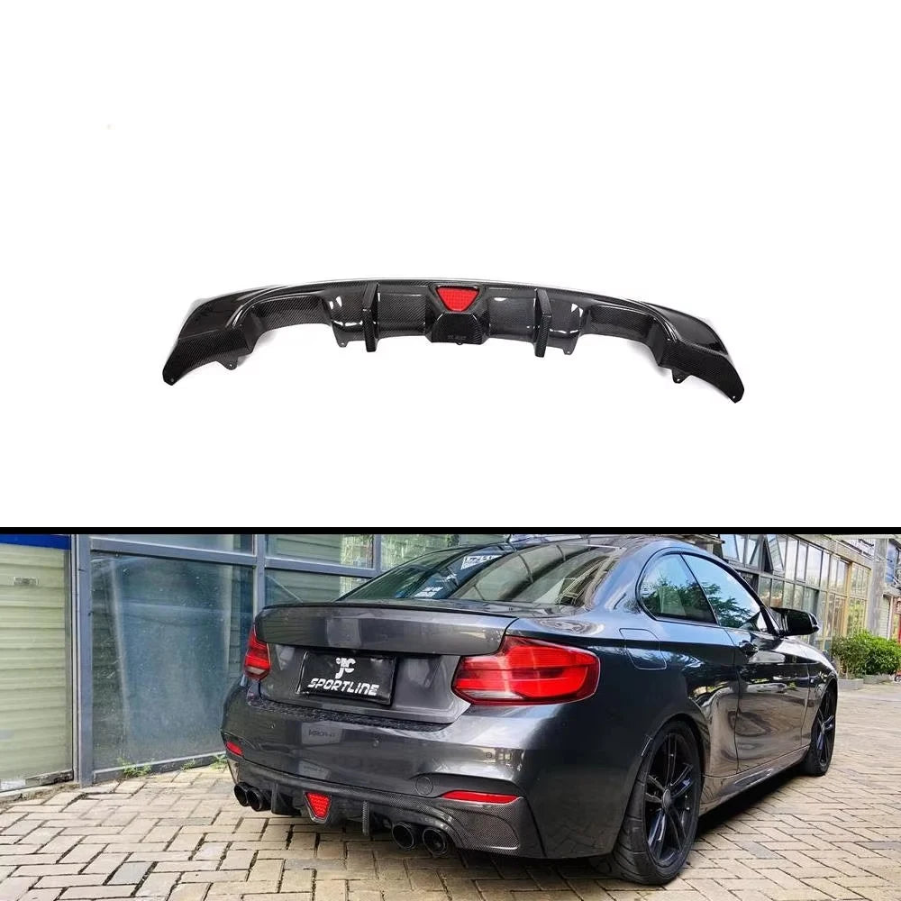 Carbon Fiber Rear Diffuser — for 2014–2019 2 Series (F22)