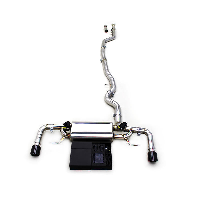 BMW 3 Series (320i/330i/M340i B48/B58) Valved Cat-Back (G20/G28) Exhaust — Stainless (2019+)
