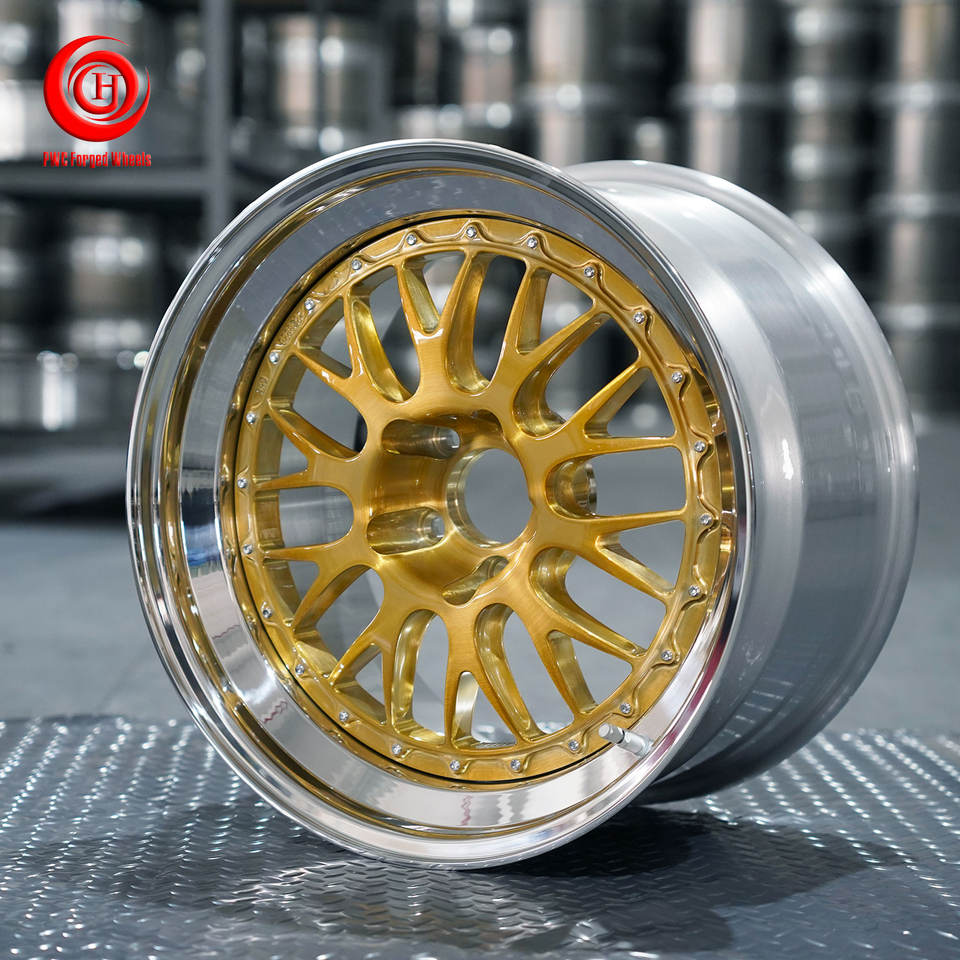 Car Wheels 15 18 21 22 24 Inch 5x112 5x114.3 5x120 5x130 Aerotech Deep Concave Lip Forged Alloy Wheel