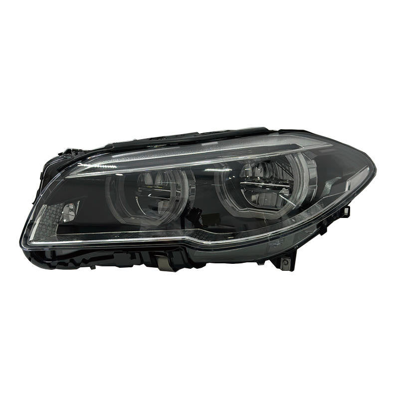 BMW 5 Series LED Angel Eye V2 (F10/F18) Headlights — Dual Color White/Yellow DRL Switchback