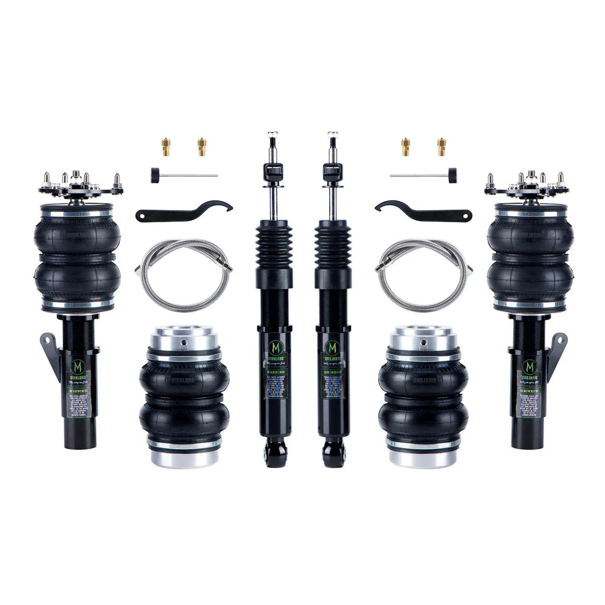 Honda Civic 10th Gen Air Suspension Kit — Air Struts, 50/52/54mm (2016+)