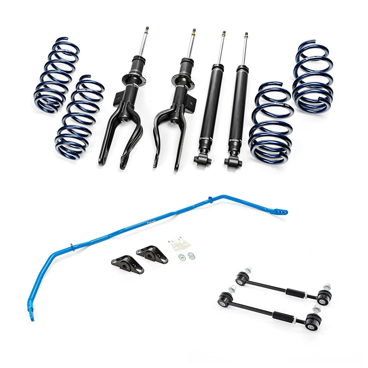 Tesla Model 3 4WD Coilovers — 2-Way Rebound/Compression Monotube (2017+)