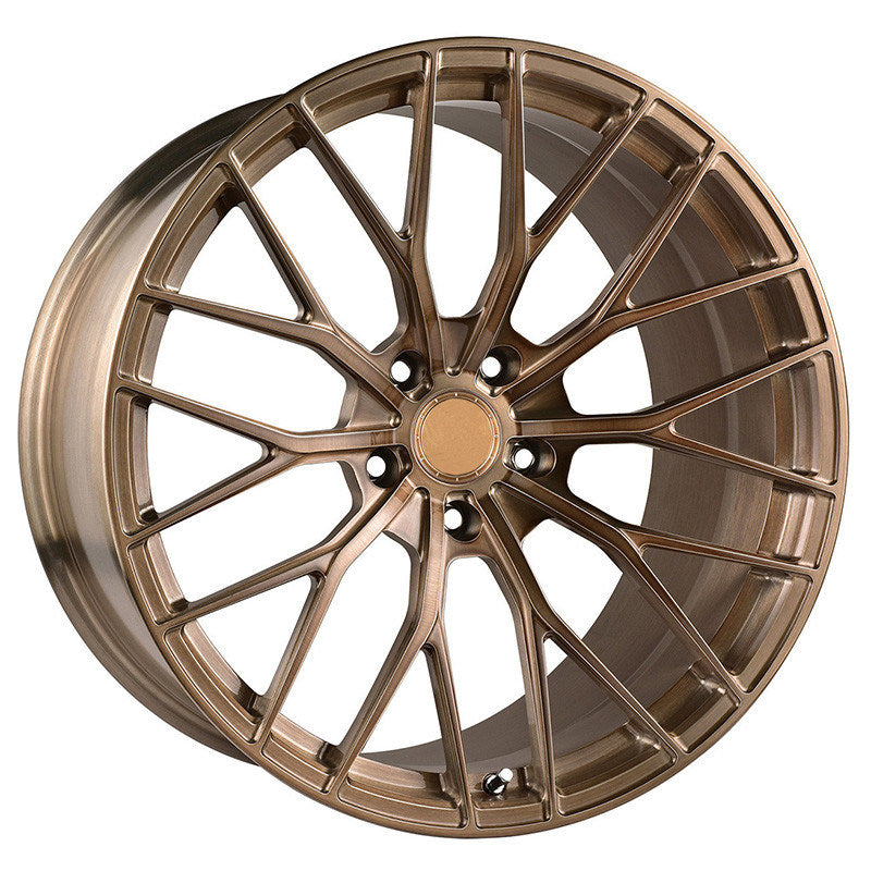 BMW M4 TE37-Style (F30/G80) Forged Aluminum Wheels — Anthracite Grey, 5x120/5x114.3, T6061-T6, JWL
