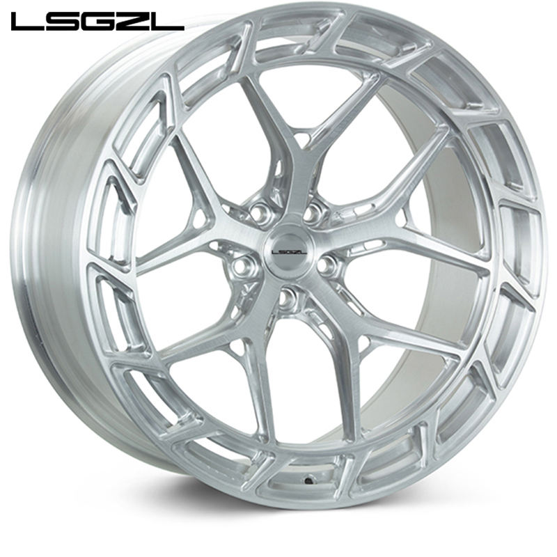 Custom Forged Wheel 15 18 19 20 22 24 26 Inch Brushed Car Wheel 5x114.3 5x130 6x139.7 5x120 Passenger Car Wheels — for C8