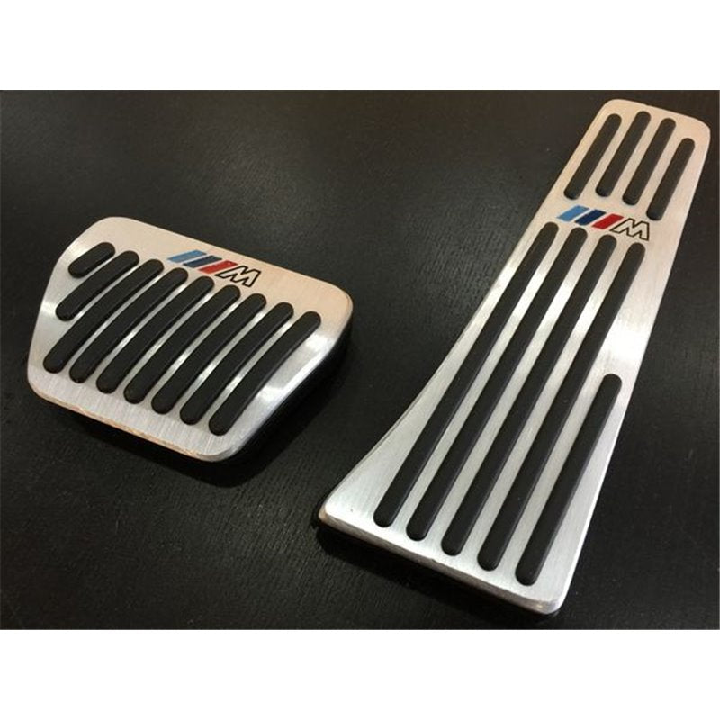BMW G-Chassis (2/3/4/5/7, X3-X7, iX, Z4) Steel Sport Pedal Set — Accelerator, Brake & Footrest, Anti-Slip