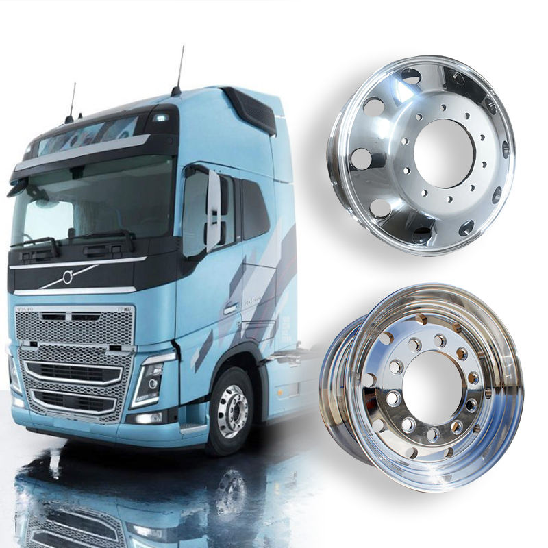 Factory Custom Heavy Duty Truck 22.5 Inch Truck Rim 8.25*22.5 Trailers Forged Aluminum Wheels 8.25x22.5