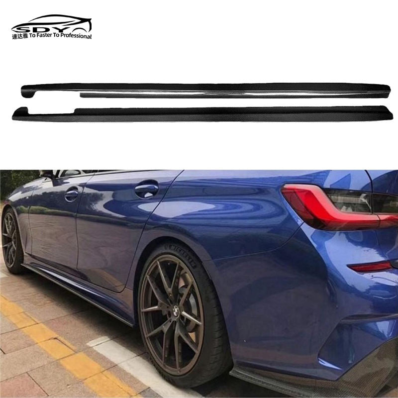 AC Style High Quality Carbon Fiber Side Skirt Side Bumper Lip — for 3 Series (G20)