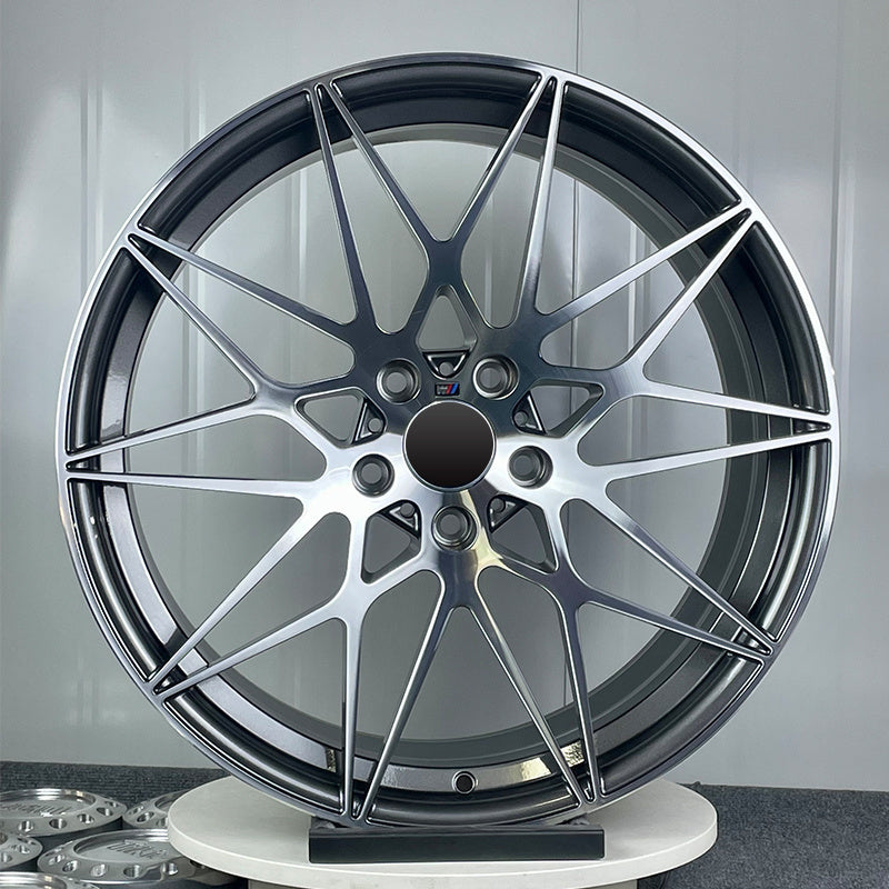 BMW M3 (F80) Monoblock Deep-Concave Forged Alloy Wheels — 19x9.5/20x10.5, Titanium Grey, 5x120
