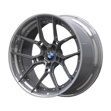 BMW M3 (F80) Monoblock Deep-Concave Forged Alloy Wheels — 19x9.5/20x10.5, Titanium Grey, 5x120
