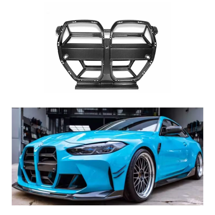 Dry Carbon Fiber Front Grille CSL Style — for G80/G82/G83