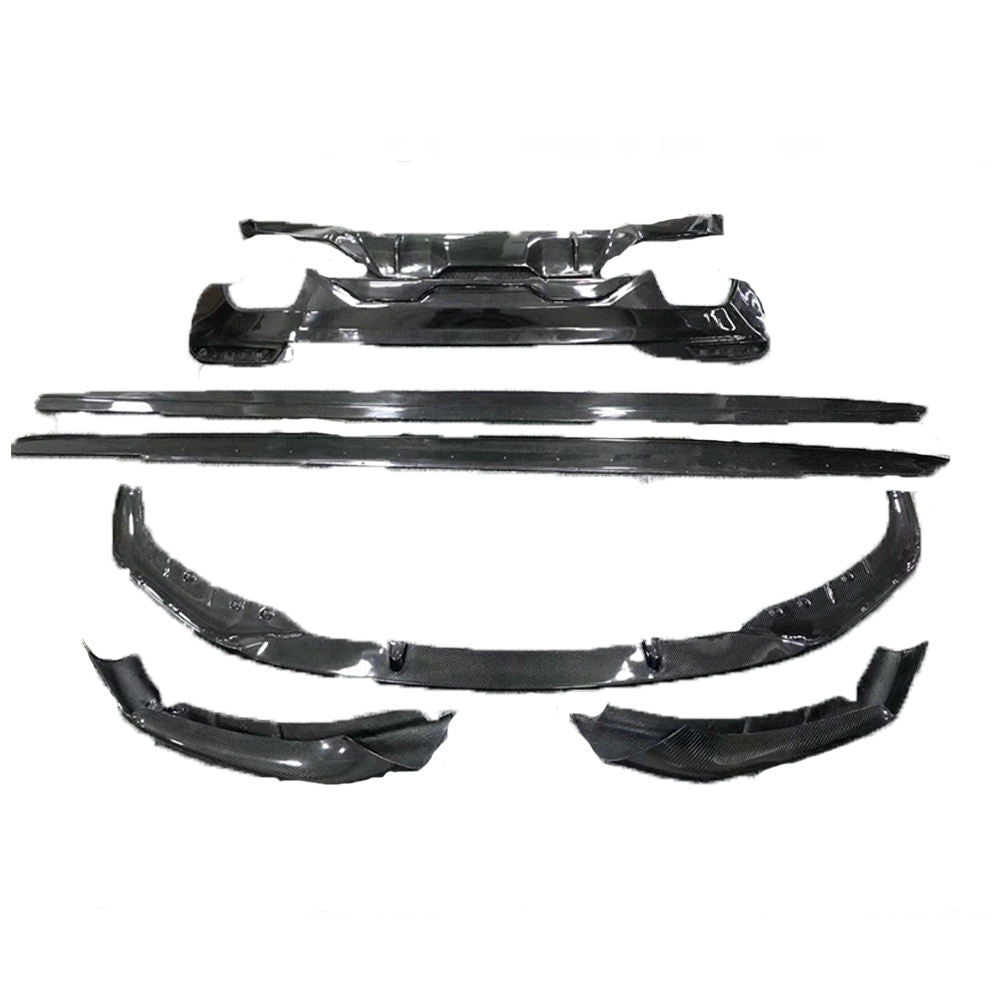 MP Style Carbon Front Lip Rear Diffuser Side Skirts Spoiler Grille Body Kit — for 5 Series (G30/G38)