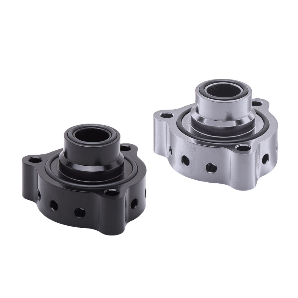 New Aluminum Black&Silver Turbo Blow off Valve Bov Sound Adaptor