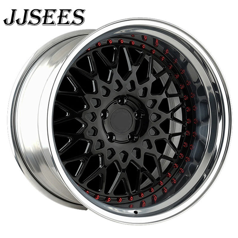 E63 JJSEES Customized High Quality Super Deep Concave 2 Pieces 19 20 21 22 23 24 25 Inch 5x112 5x114.3 5x120 Pcd For Benz E63 E55