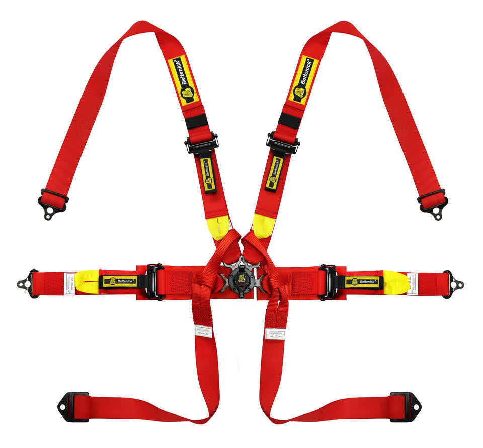 FIA Approved 6 Point Formula Racing Harnesses Automotive Seat Belt