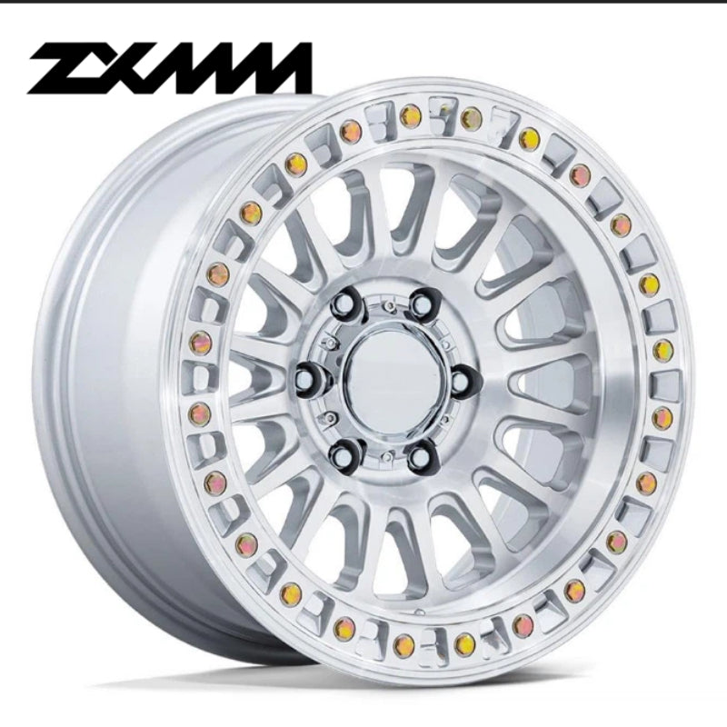 ZXMM Off-road Wheels Monoblock Forged Wheel 15 16 17 18 19 20 Inch Beadlock Rim 6x139.7 Forged Wheel Beadlocks 17x9 17x8.5